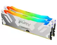 KINGSTON DIMM DDR5 32GB (2x16GB kit) 8000MT/s KF580C38RWAK2-32 FURY Renegade Silver/White RGB XMP