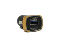 LDNIO Auto punjac LDNIO DL-C22 dual USB 2.1A sa iPhone 6/6S kablom crni
