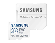 Samsung EVO PLUS MicroSD Card 256GB class 10 + Adapter MB-MC256KA
