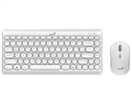 GENIUS LuxeMate Q8000 Wireless USB YU bela tastatura + miš